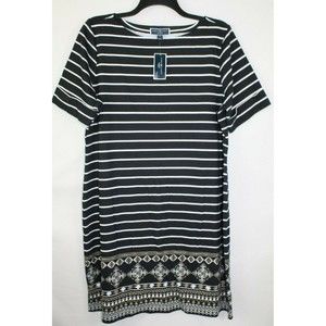 Karen Scott Sport Women's Short Sleeve Sports Dress Size 1X Color Black